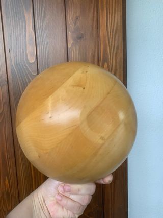 Set 2 ciotole in legno/naturale