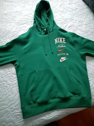 Sudadera Nike Verde con Logo