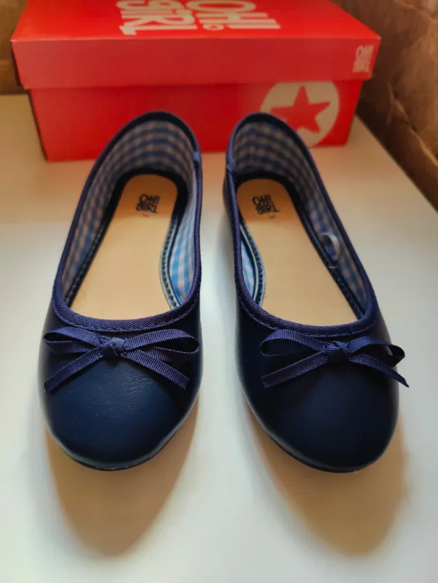 Bailarinas niña azul marino T. 34