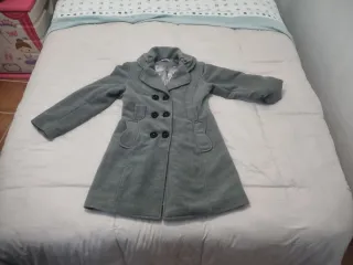 Abrigo niña gris 12 años