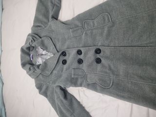 Abrigo niña gris 12 años