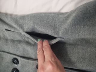 Abrigo niña gris 12 años