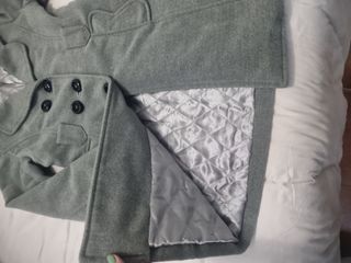 Abrigo niña gris 12 años