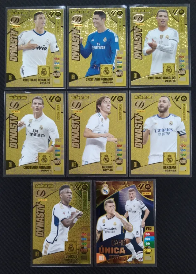 Set Balónes de Oro Dynasty Real Madrid 