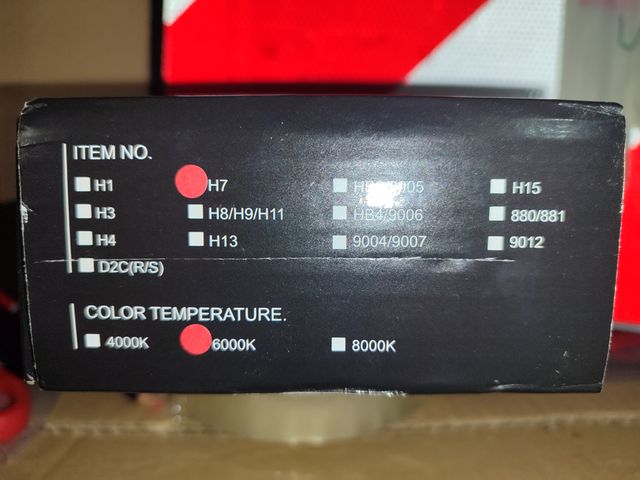 Kit Faróis LED Bevinsee V45 H7 Novos