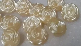 Lote 12 botones flor- 6 modelos