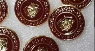 Lote 12 botones flor- 6 modelos