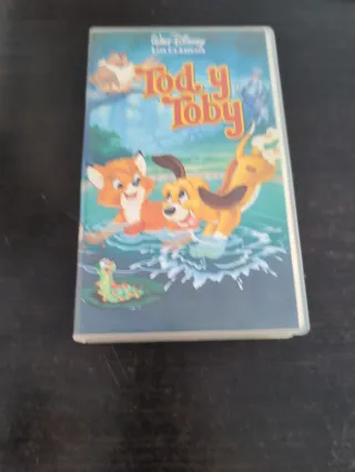 Tod y Toby VHS Disney Clásicos Español