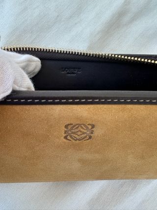 Cartera Loewe Beige y Marrón