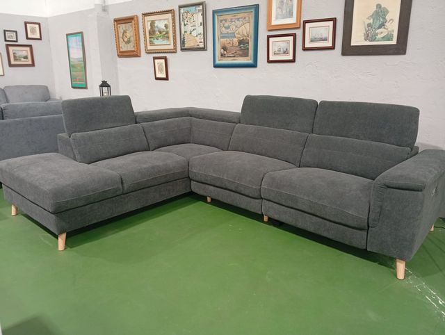 Sofá modular gris oscuro