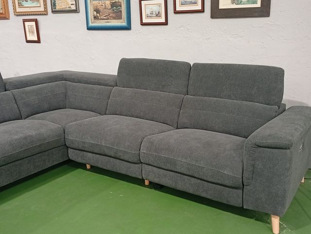 Sofá modular gris oscuro