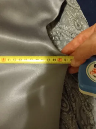 Traje de vestir gris mujer talla 46