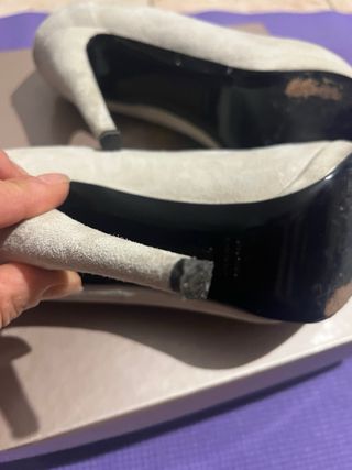 Tronchetto scamosciato Joy Papette beige