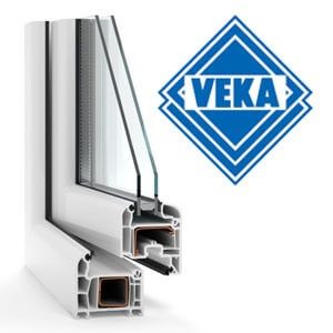 Ventana PVC VEKA 150x40 см 1 hoja oscilobatiente