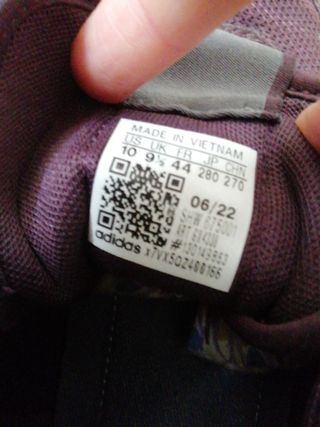 Zapatillas Adidas Hombre Morado/Gris