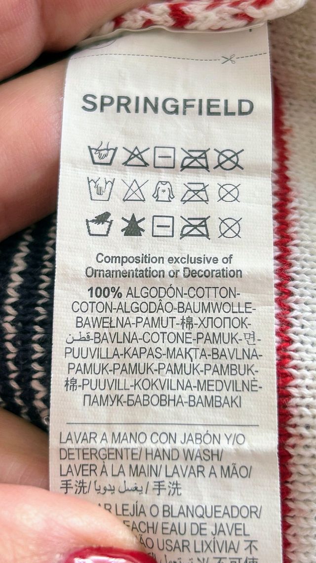 Jersey Springfield Rayas Algodón