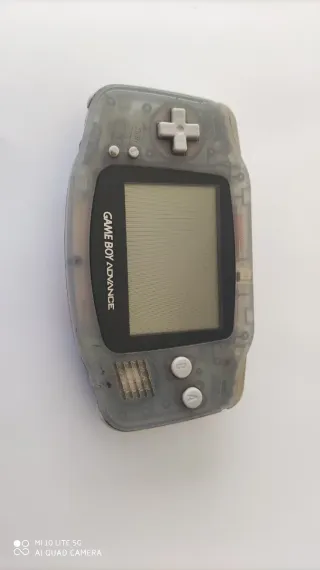 Consola Game Boy Advance Gris Transparente