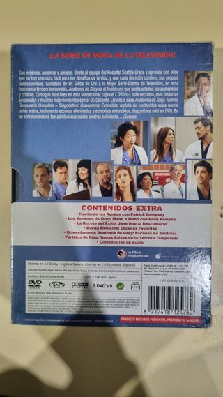 Anatomía de Grey - Temporada 4 DVD