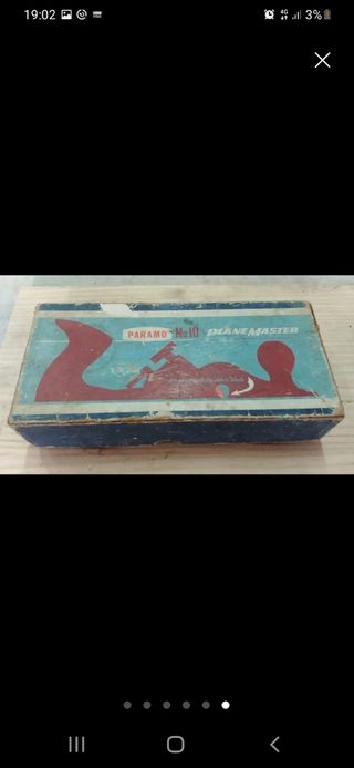 Cepillo antiguo de carpintero Páramo No. 10