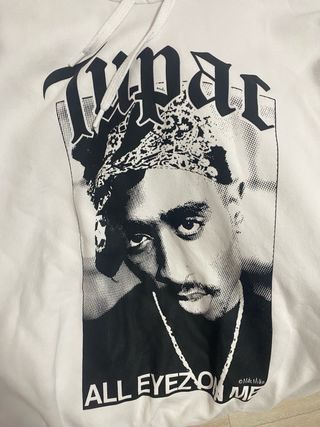 Sudadera Tupac Blanca