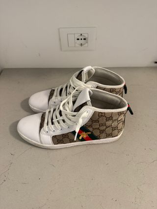 Sneakers bianche alte unisex