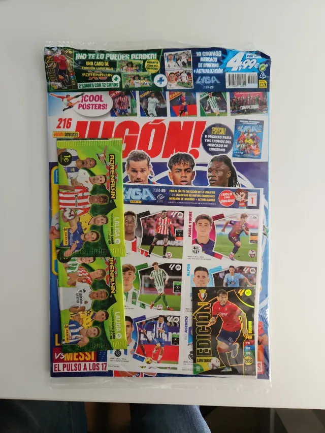 Revista Jugón 216 Panini