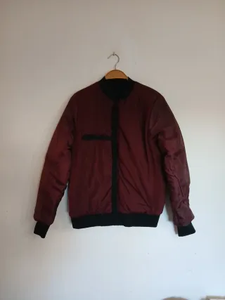 Chaqueta Bomber Pull&Bear Talla L Negra