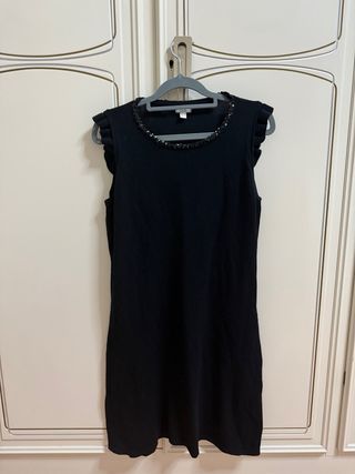 Vestito nero con strass