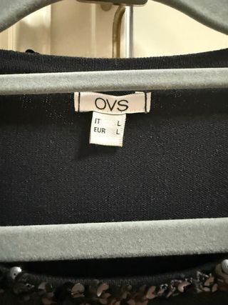 Vestito nero con strass