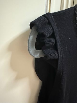 Vestito nero con strass