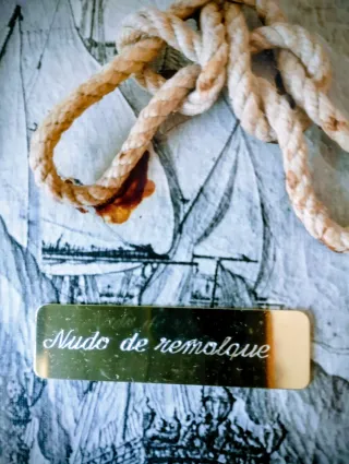 CUADRO ANTIGUO DE NUDOS MARINEROS