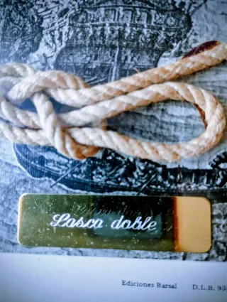 CUADRO ANTIGUO DE NUDOS MARINEROS