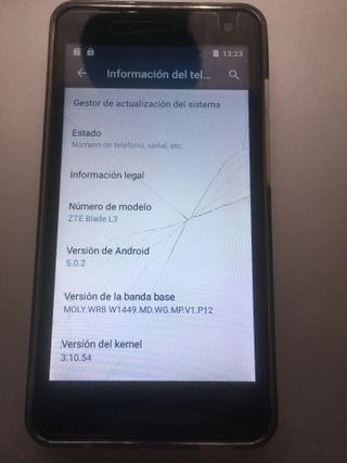 ZTE Blade L3 Smartphone Android Negro/Blanco