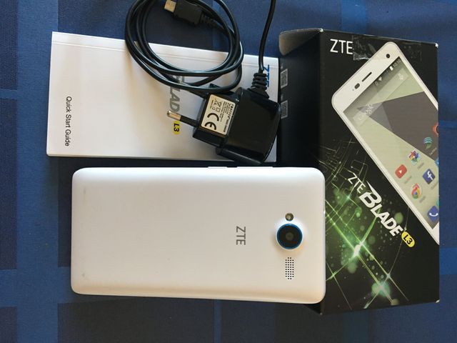 Smartphone Android ZTE Blade L3 Preto/Branco
