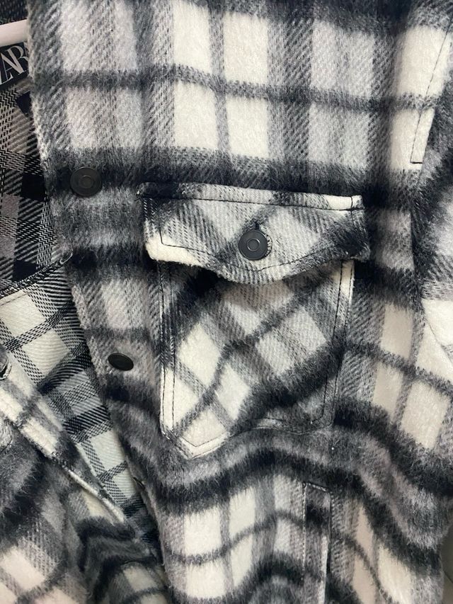 Chaqueta Zara cuadros M/38/10