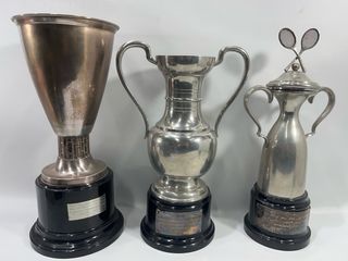 6 Trofeos de Tenis Años 70