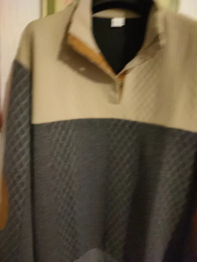Maglione uomo XL beige/grigio