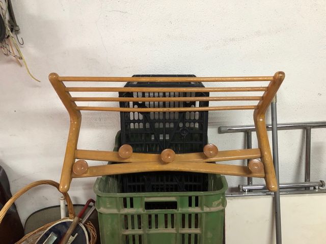 Perchero Vintage Madera 65x35. Muy Bonito