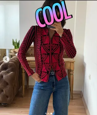 Joseph Ribkoff Chaqueta Blusa Manga Larga.