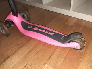 Patinete Globber 3 ruedas fucsia