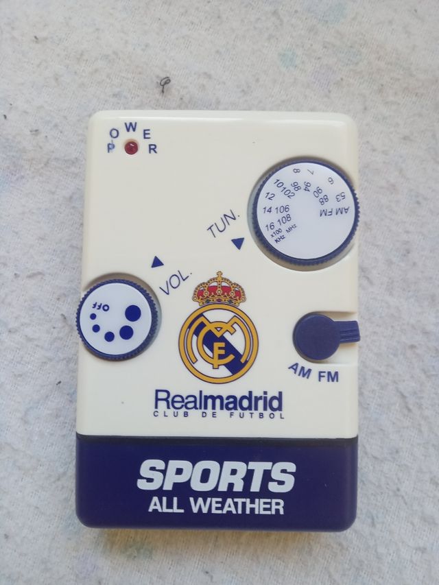 Radio Portátil Real Madrid AM/FM