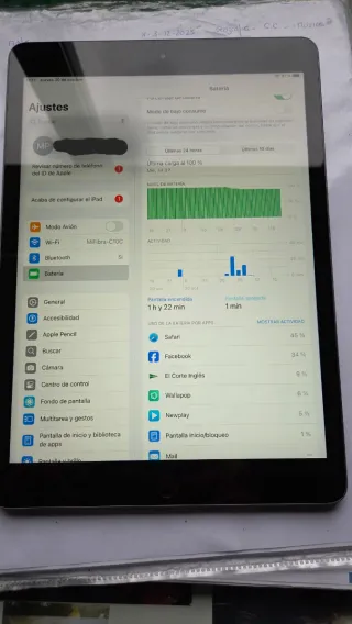 Apple iPad Negro/Plateado