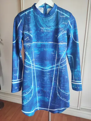 VESTIDO Peace+Chaos azul estelar Talla M/L