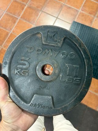 Disco de pesa Domyos 5kg (11 lbs)