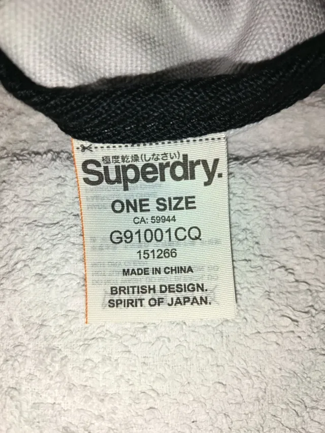 Bolsa Superdry Camuflaje con Parches