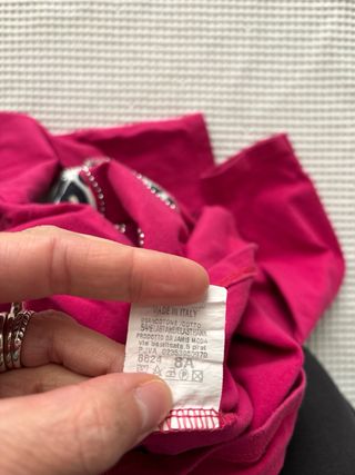 Maglietta manica lunga gattini 8 anni