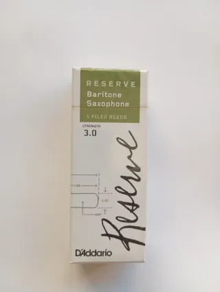 Caja cañas saxo barítono D'Addario Reserve 3.0