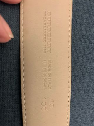 Cinture Burberry Beige