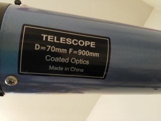 Telescopio amatoriale blu