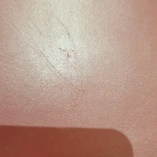 Borsa Tous pelle bordeaux piccolo difetto sotto